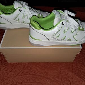 Michael Kors Rebel Lace Up Sneakers - Pear Multi